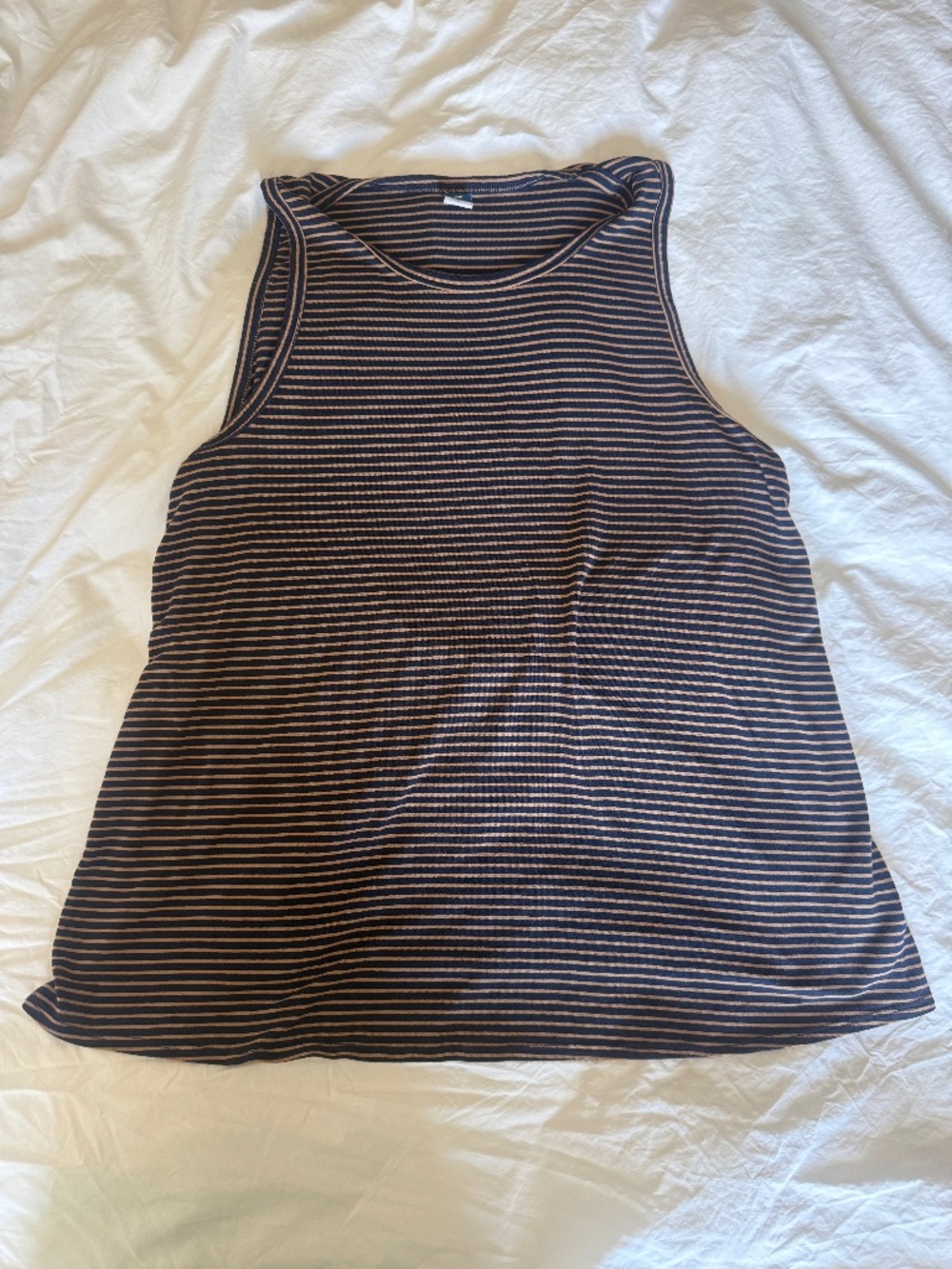 Old Navy Luxe striped tank L